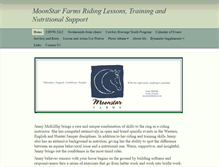 Tablet Screenshot of moonstarfarms.net